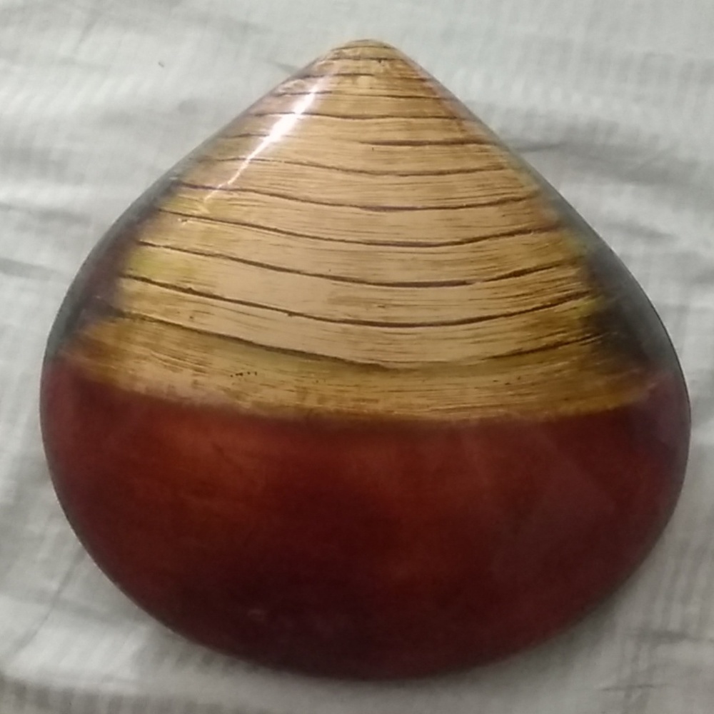 Seashell storage container (not a real seashell)